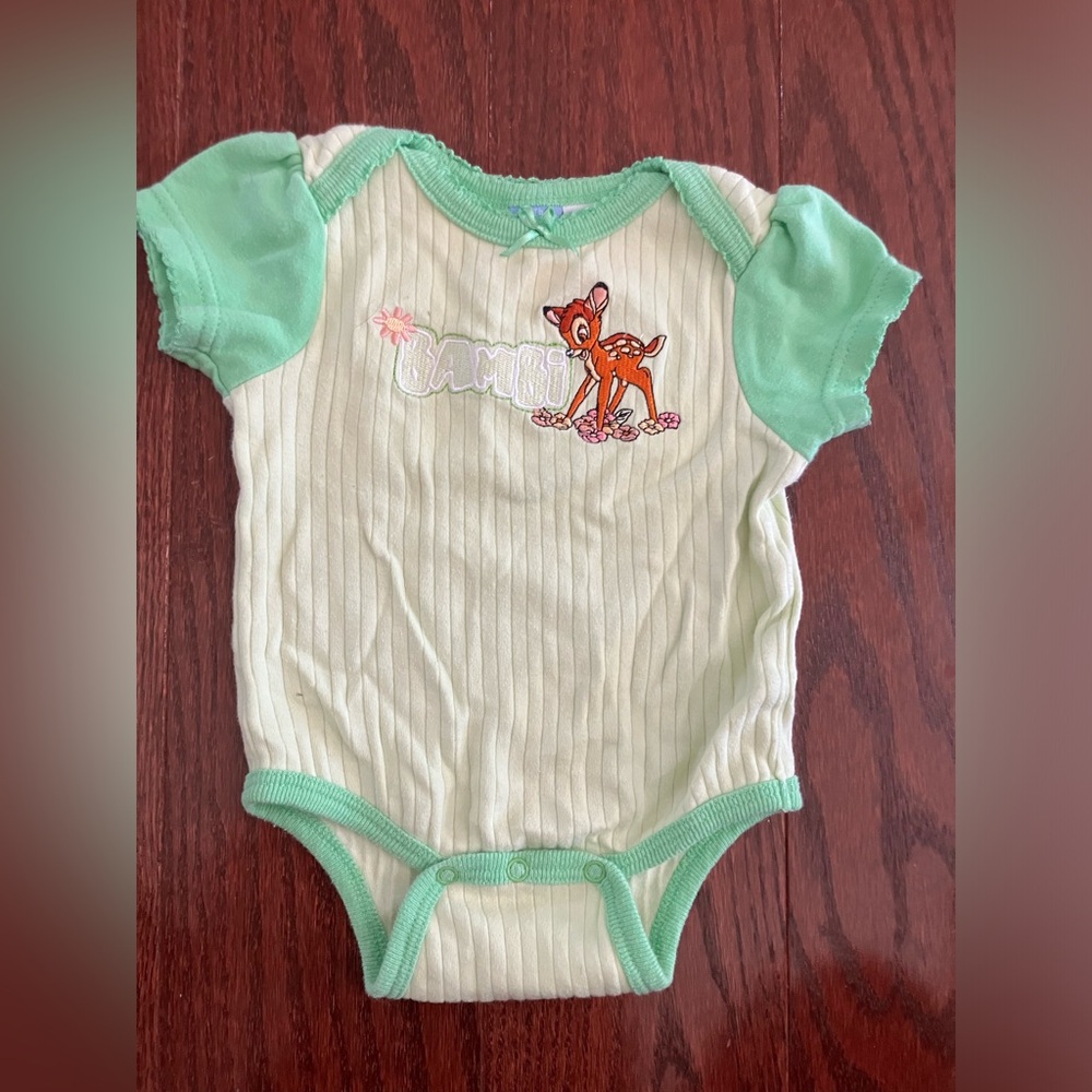 Vintage Disney Bambi Baby Onesie 3/6 months